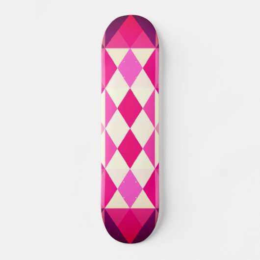 Moderne geometrische kunst Multicolored Abstract Persoonlijk Skateboard (Voorkant)