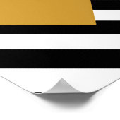 Moderne geometrische kunst poster (Hoek)