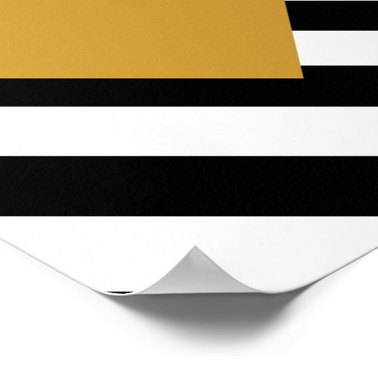 Moderne geometrische kunst poster (Hoek)