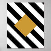 Moderne geometrische kunst poster (Voorkant)