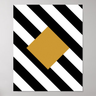 Moderne geometrische kunst poster