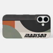 Moderne geometrische kunst van het Hoesje (Achterkant (horizontaal))