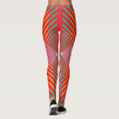 Moderne geometrische Leggings (Achterkant)