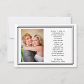 Moderne geometrische lijnen - 3x5 Hartelijk dank (Achterkant)