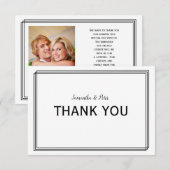 Moderne geometrische lijnen - 3x5 Hartelijk dank (Voorkant / Achterkant)