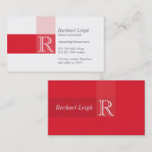 Moderne geometrische lijnen Creatief Visitekaartje (Voorkant / Achterkant)