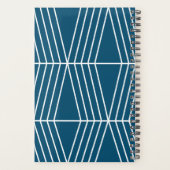 Moderne geometrische lijnen planner (Achterkant)