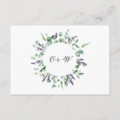 Moderne Geometrische Lijst van Eucalyptus Informatiekaartje