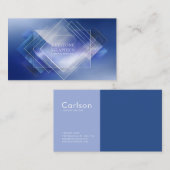 Moderne Geometrische Logo Corporate Visitekaartje (Voorkant / Achterkant)