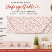 Moderne Geometrische Luxe Evenementenbanner Spandoek