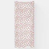 Moderne Geometrische Luxe Evenementenbanner Spandoek (Verticaal)