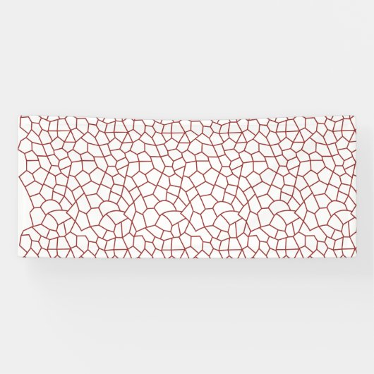 Moderne Geometrische Luxe Evenementenbanner Spandoek (Horizontaal)