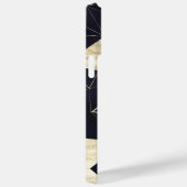 Moderne geometrische marine + gouden iPhone / iPad Case-Mate iPhone Case (Achterkant / Rechts)