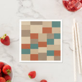 Moderne Geometrische Midden Eeuwse Servetten (Insitu)