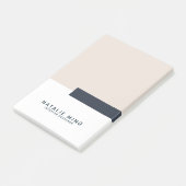 Moderne geometrische minimalist post-it® notes (Schuin)