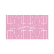 Moderne geometrische minimalistische legant profes