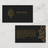 Moderne geometrische minimalistische professionele visitekaartje (Voorkant / Achterkant)