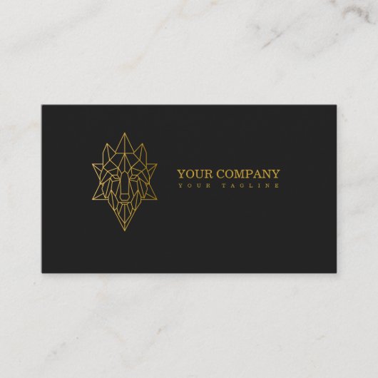 Moderne geometrische minimalistische professionele visitekaartje (Voorkant)