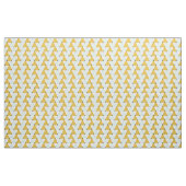 Moderne Geometrische Mint Yellow Triangles Patroon Stof (Yard (91,4 cm))