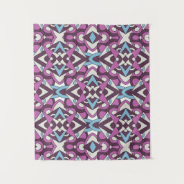 Moderne Geometrische Mozaïek – Abstract Kleurenpat Wandkleed