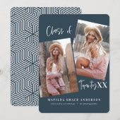 Moderne geometrische multi-fotoregrootpartij (Voorkant / Achterkant)