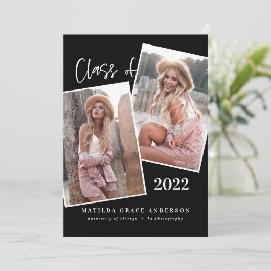 Moderne geometrische multi-fotoregrootpartij (Staand voorkant)