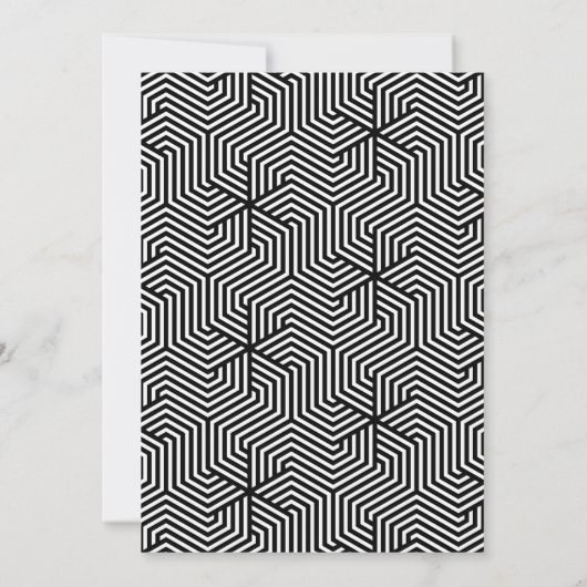 Moderne geometrische multi-fotoregrootpartij (Achterkant)