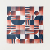 Moderne geometrische naadloze patronen wandkleed (Voorkant (horizontaal))