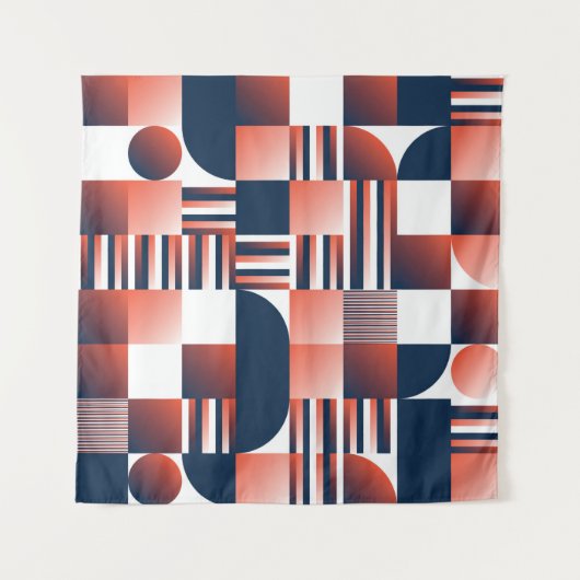 Moderne geometrische naadloze patronen wandkleed (Voorkant)