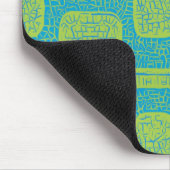 Moderne geometrische ontwerp-Muismat halverwege de Muismat (Hoek)