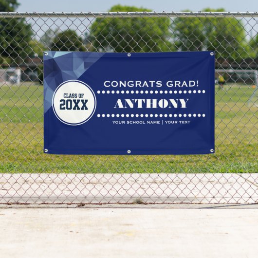 Moderne Geometrische ontwerpopgradatie partijbanne Spandoek (Insitu)