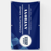 Moderne Geometrische ontwerpopgradatie partijbanne Spandoek (Verticaal)