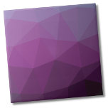 Moderne geometrische Paarse helling Tegeltje<br><div class="desc">Stijlvolle Moderne Geometrische Ombre Paarse Gradiënt keramische tegel. Dit opvallende kleurblokpatroon heeft verschillende tinten paarse en heeft ook een ombre- of verloopeffect. Of je deze tegel wilt gebruiken als een klein onderzetter of trivet voor een drink of bord... of je wilt gaan groot met een keuken backsplash, of badkamer tegel,...</div>