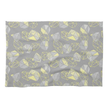 Moderne geometrische Pareltjes Patroon grijs en ge