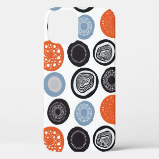 Moderne geometrische patronen met getrokken cirkel Case-Mate iPhone case