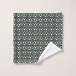 Moderne geometrische patroon handdoek