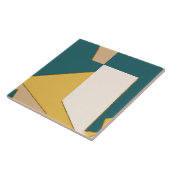 Moderne geometrische patroon Mid Century Artdeco s Tegeltje (Zijkant)