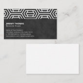 Moderne Geometrische Patroon Visitekaartje (Voorkant / Achterkant)