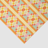 Moderne geometrische pixelkunst naadloos patroon tissuepapier (Detail)