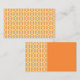 Moderne geometrische pixelkunst naadloos patroon visitekaartje