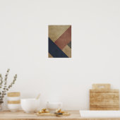 Moderne geometrische poster uit de midden eeuw (Keuken)