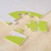 Moderne geometrische puzzle legpuzzel (Zijkant)