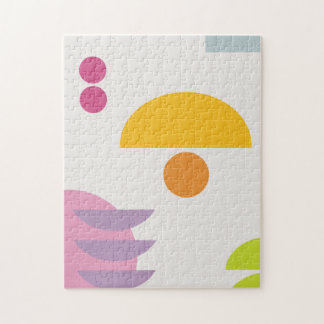 Moderne geometrische puzzle legpuzzel