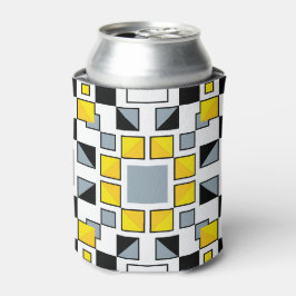 Moderne Geometrische Quiltpatroon Kunst Blikjeskoeler