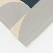 Moderne geometrische retro achtergrond fleece deken (Hoek)