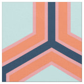 Moderne geometrische retro HoneyComb Pattern #2 Stof (Close Up)