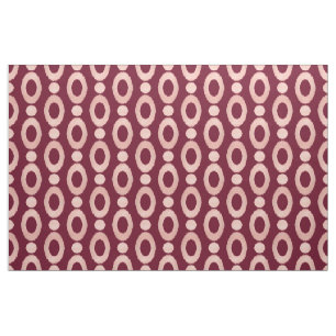 Moderne Geometrische Roze Gouden Bourgondiërode Ik Stof
