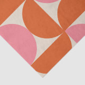 Moderne geometrische roze oranje vormgeving uit de tissuepapier (Detail)