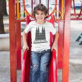 Moderne geometrische Sagrada Familia Barcelona Sky T-shirt