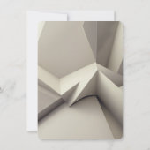 Moderne Geometrische Save the Date Kaart - Minimal (Achterkant)